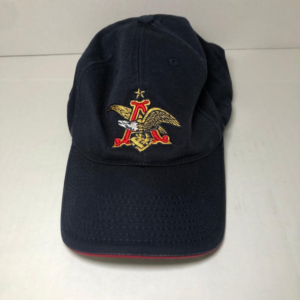 Anheuser Busch Beer Cap Strap Back Hat Embroidered